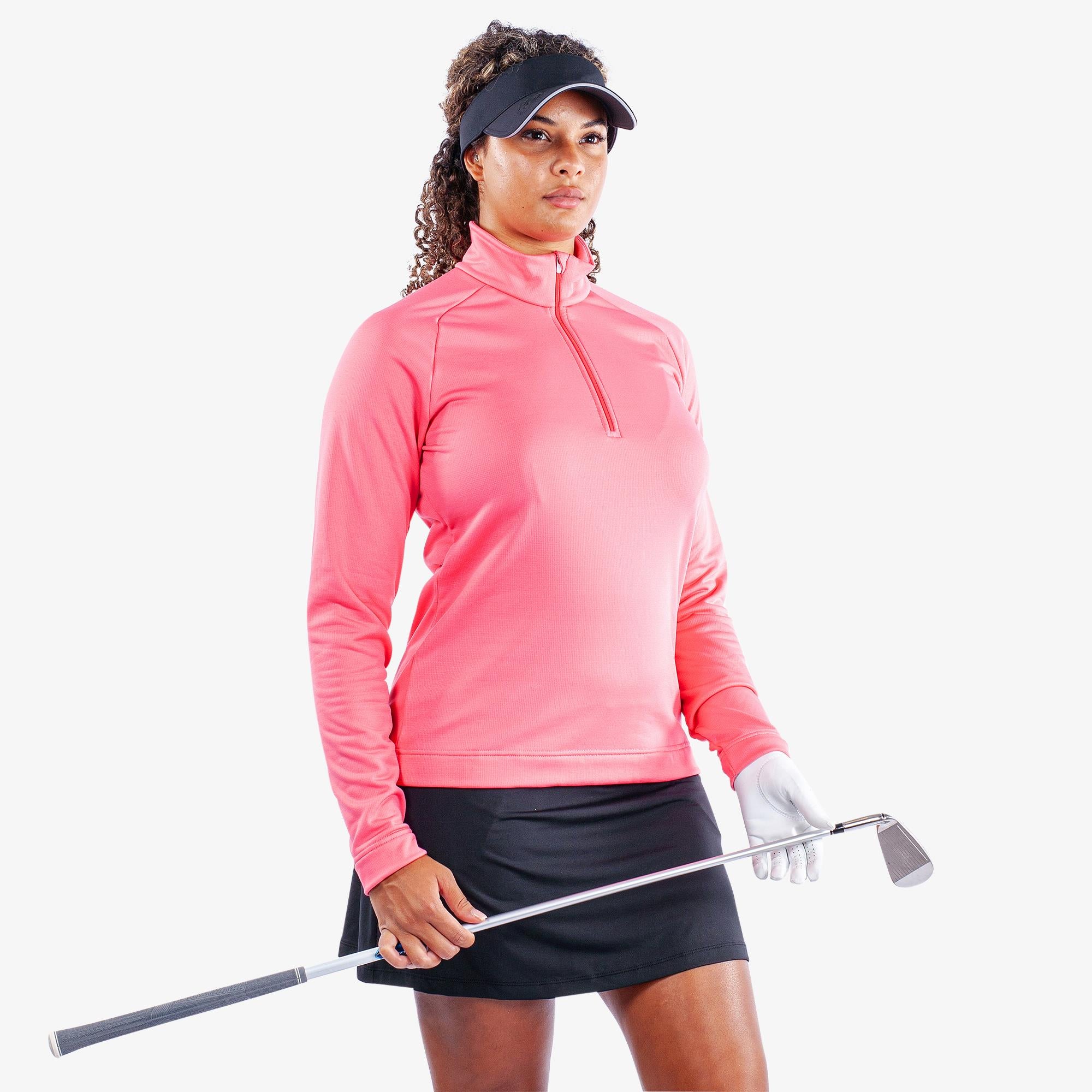 Galvin Green Dolly Insula Ladies Golf Mid Layer Camelia Rose